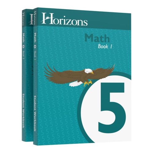 Conjunto de libros de trabajo Horizons Matemáticas 5 de Alpha Omega Publications