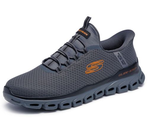 Skechers Slip-On para hombre color carbón