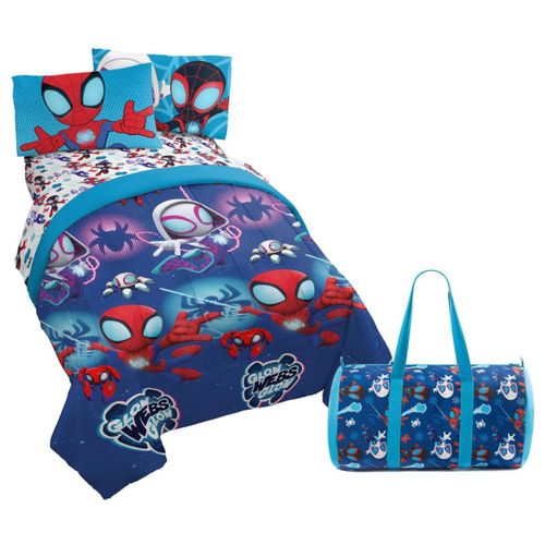 Juego de ropa de cama individual de 4 piezas "Spidey & Friends" de Jay Franco