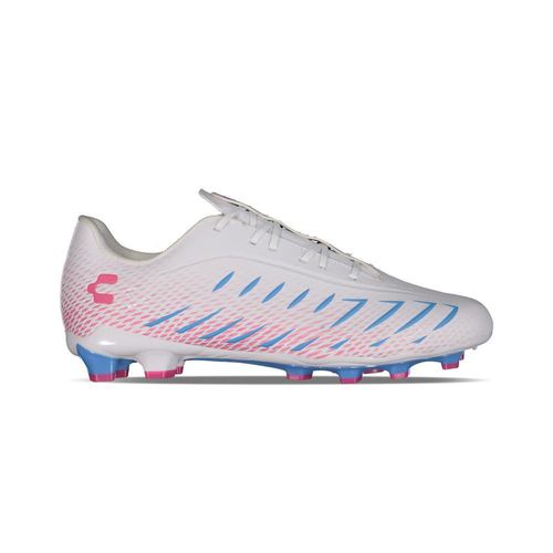 Tachones charly fútbol soccer blanco rosa para hombre 10874