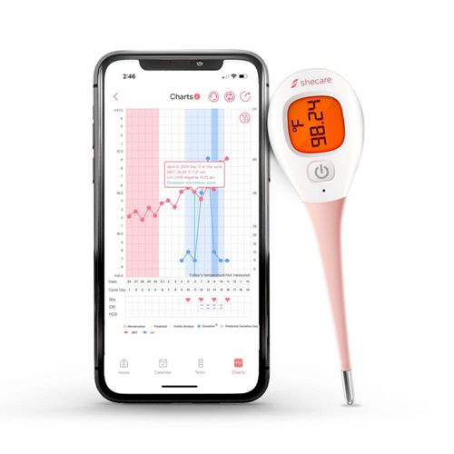 Termómetro oral shecare LCD retroiluminado de alta precisión