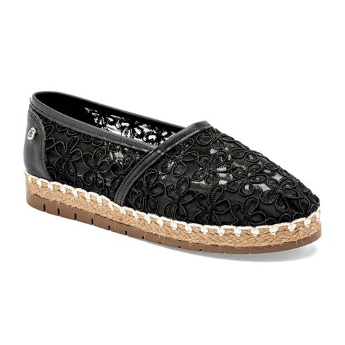 Mora Tierra alpargata para mujer negro cod 148094-E