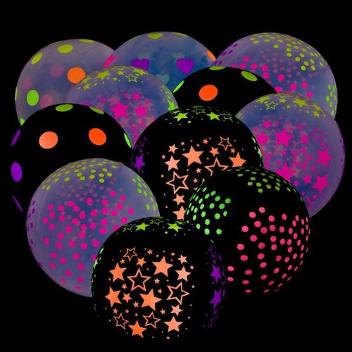 Globos CUNAOUS 30 cm Neón 35 piezas de látex