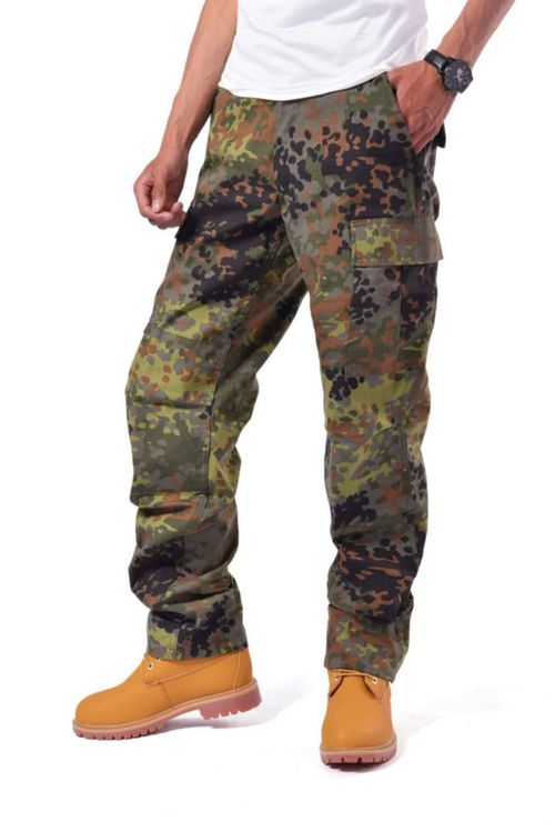 Pantalones Cargo BACKBONE XL Camuflaje Alemán Ripstop