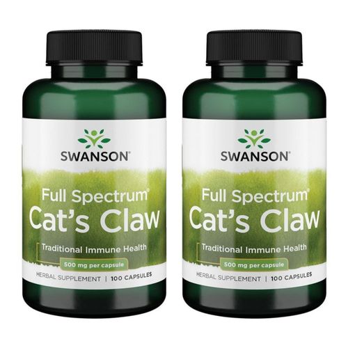 Uña de Gato Swanson 100 Cápsulas (Pack de 2)