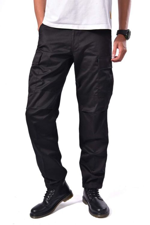 Pantalones Cargo BACKBONE XXL Negro Camuflaje estilo BDU
