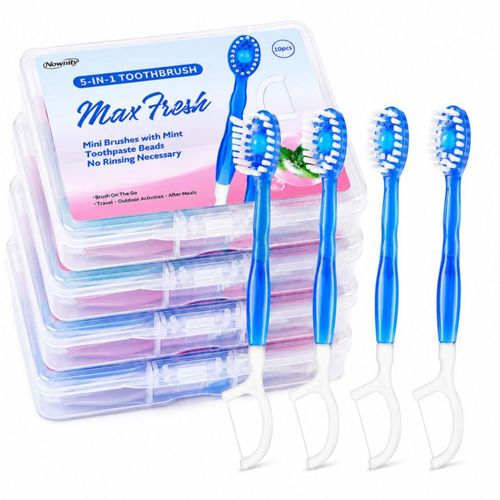 Cepillo de dientes Nownity 40 unidades desechables 5 en 1