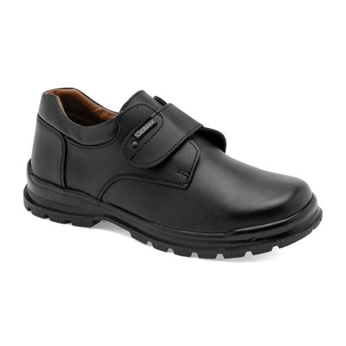 Abc Zapatitos zapato escolar para niño negro cod 146468-E