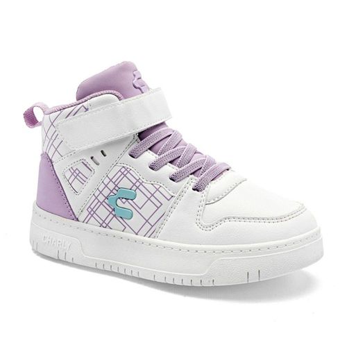 Charly tenis para niña blanco lila cod 143614-D