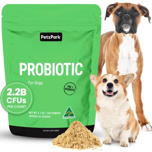 Polvo probiótico para perros Petz Park 76 g 45 cucharadas