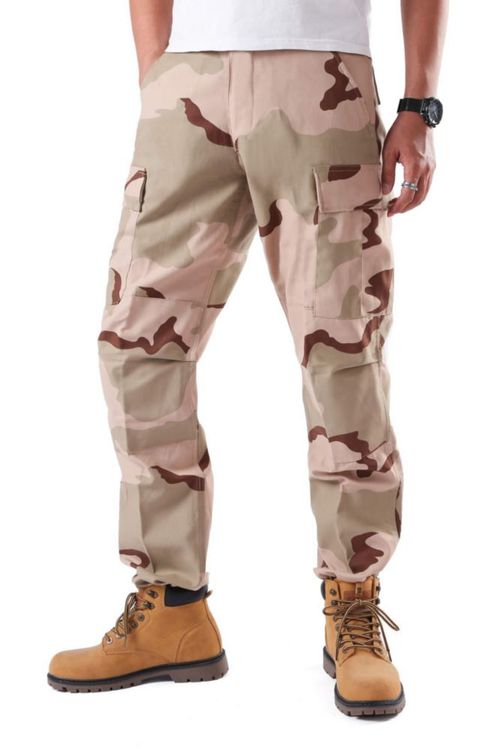 Pantalones Cargo BACKBONE S Camuflaje Desierto Tricolor