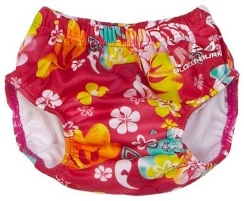 Pañal de natación Speedo rosa talla mediana UV50+ protege contra quemaduras