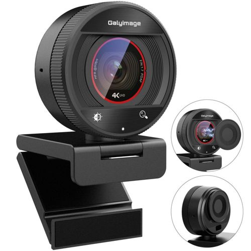 Cámara web Galyimage 4K PDAF con micrófono para PC Windows