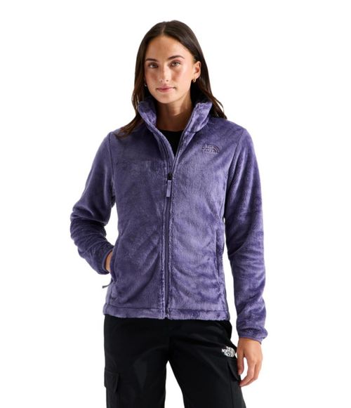 Chaqueta de forro polar The North Face talla mediana color Ciruela Terrosa