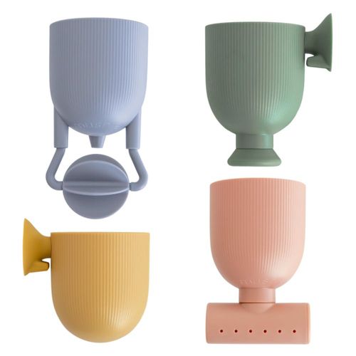 Set de juguetes de baño mushie 6 cm 150 ml Sol