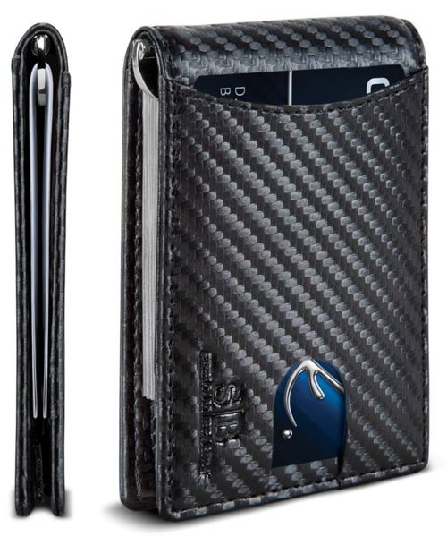 Cartera Minimalista de Cuero con Bloqueo RFID SERMAN BRANDS