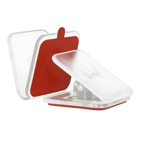 Clips para pósteres Crebri paquete de 8 transparentes de 3 cm con adhesivo
