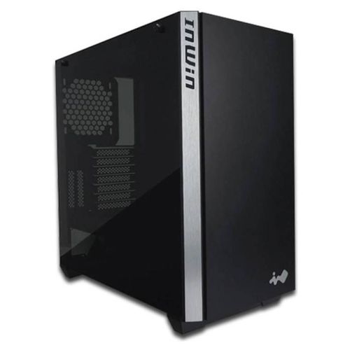 Gabinete Inwin Mid-tower 216BLK Riser, E-ATX, GPU.