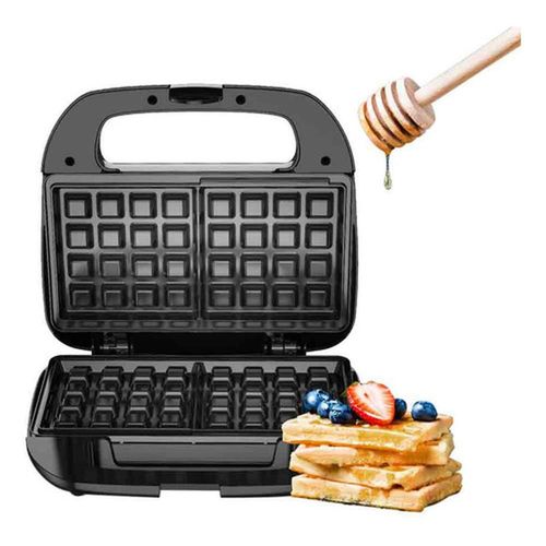 Waflera electrica black+decker cocina para 2 wafles cuadrados