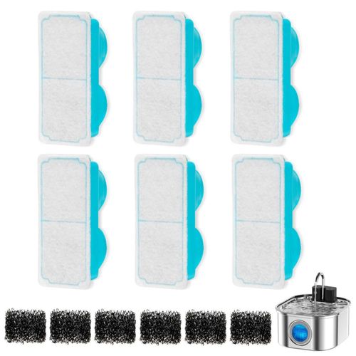 Filtro para Fuente de Agua para Gato NautyPaws 32 L Pack de 6 + Esponja