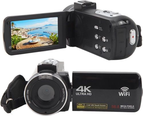 Videocámara Digital 2K con Visión Nocturna Infrarroja IR – Zoom 16X