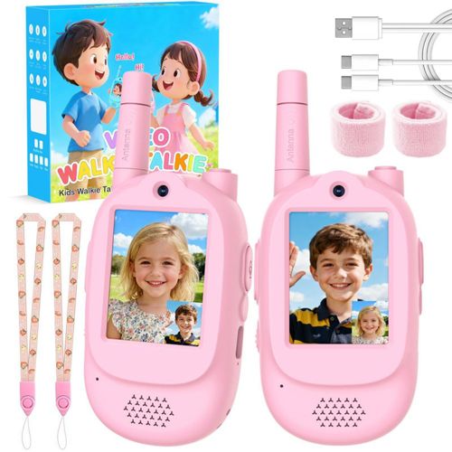 Walkie Talkies Divava Pack de 2 Recargables con Video para Niños