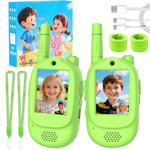 Walkie Talkies Divava Pack 2 Recargables con Video para Niños