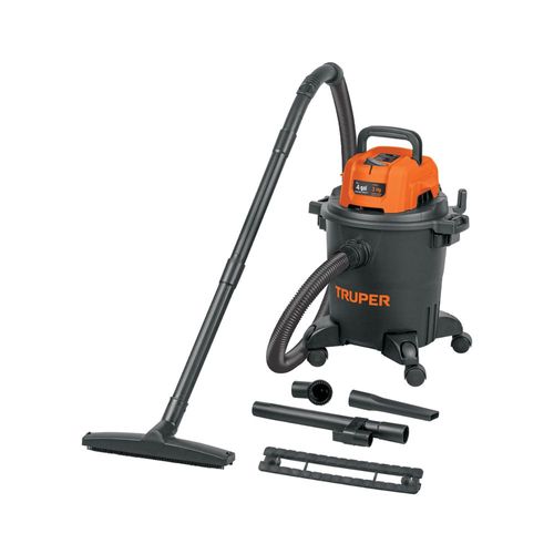 Aspiradora truper asp-04n 4 gal plástica negra sólidos