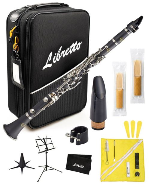 Conjunto de Clarinete Libretto para Principiantes e Intermedios