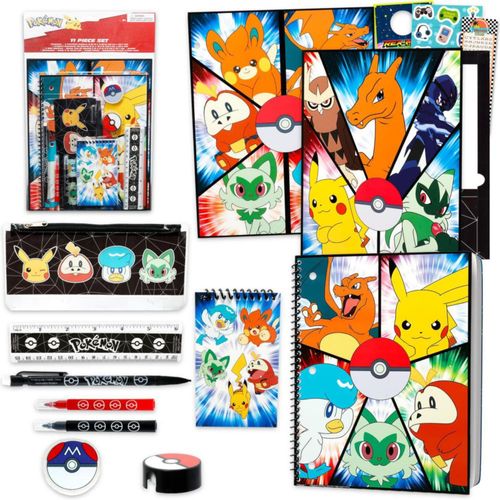 Kit de útiles escolares Pokémon de 11 piezas