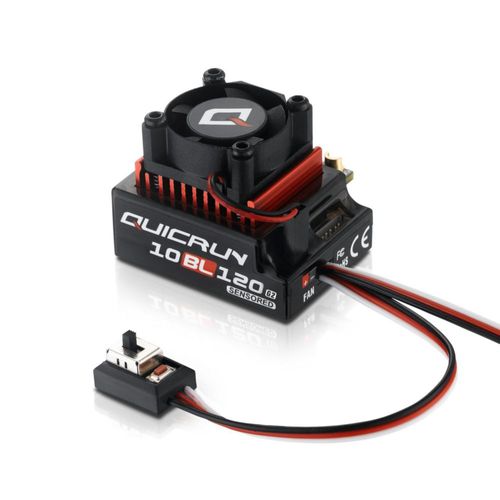 Controlador ESC HOBBYWING QUICRUN 10BL120 G2 120A 2-3S