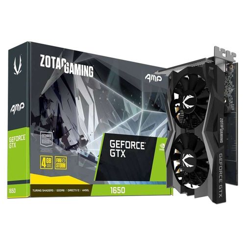 Tarjeta de Video NVIDIA GeForce GTX 1650 ZOTAC AMP 4GB GDDR6, 4GB