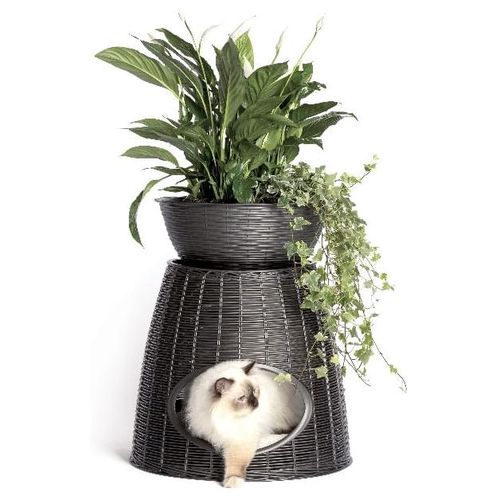 Casa Mascota Gato Cuccia Pasha 52x50x46/55cm Chocolate Sunny