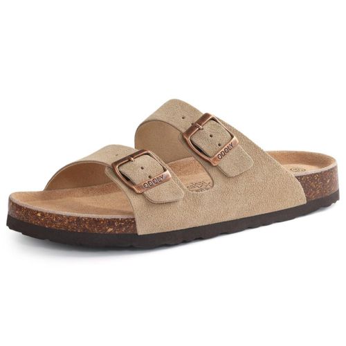 Sandalias ODOLY Unisex con Plantilla de Corcho y Soporte de Arco