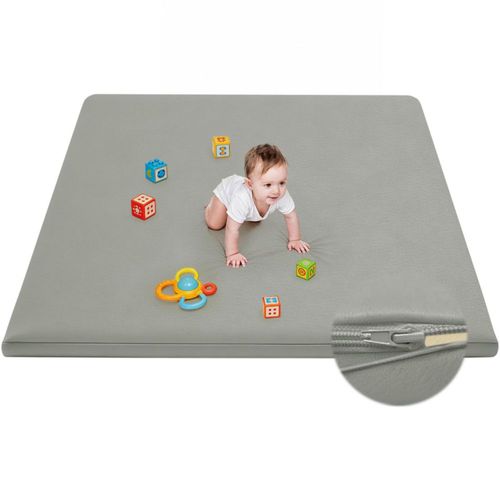 Alfombra de juego ILPEOD 127 cm de espuma viscoelástica impermeable gris