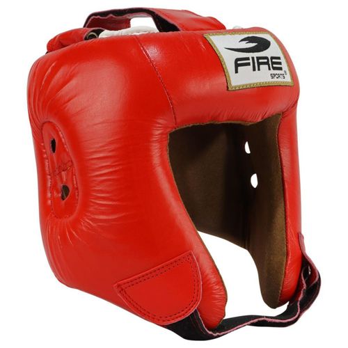 Careta de Box Fire Sports Boxeo Olimpico color Rojo talla Mediana