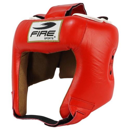 Careta de Box Fire Sports Boxeo Olimpico color Rojo talla Extra Grande