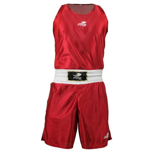 Uniforme de Boxeo Fire Sports Olimpico Varonil Color Rojo