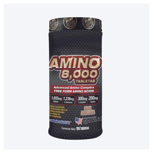 L-amino 8,000 Tabletas Masticables De Aminoácidos F&NT