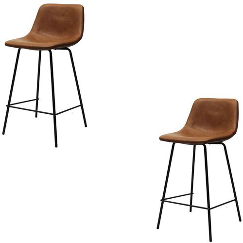 Set de 2 Bancos para Barra Café Estilo Contemporáneo