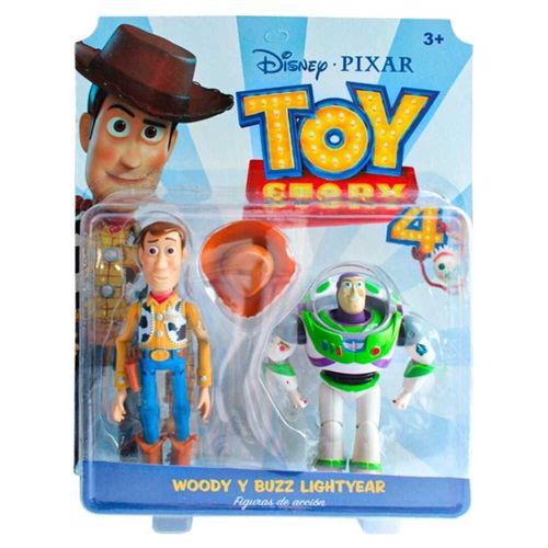 Figura Buzz y Woody con Sombrero Set ToyStory 4 Verde