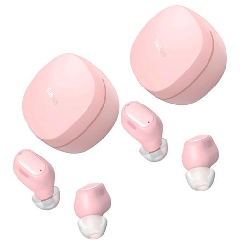 Auriculares Baseus Bowie WM01 Color Rosa Pack 2pzs
