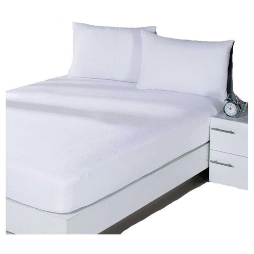 Protector Colchón Impermeable Queen Size Blanco Concord PIMQ0015