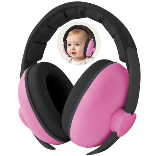 Orejeras AquaroBaby Rosa 30 dB con Cancelación de Ruido