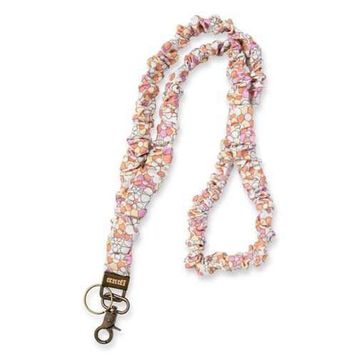 Correa estilo scrunchie ANDI para llaves y credenciales