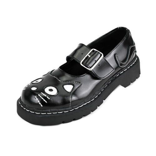 Zapatos T.U.K. Black Kitty Cat estilo Mary Jane talla US Women 7