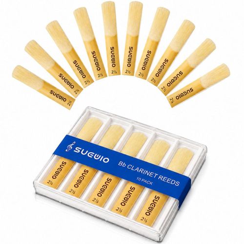 Cañas para clarinete SUEWIO 2.5 de fuerza - paquete de 10