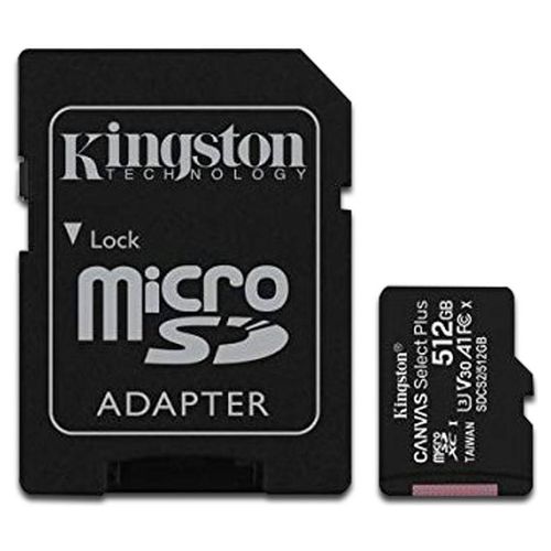 Memoria Kingston MicroSDXC UHS-I U1 de 512 GB, Clase
