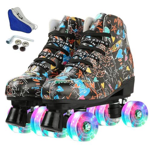 Patines SilverTree 39 de Cuero PU de Caña Alta