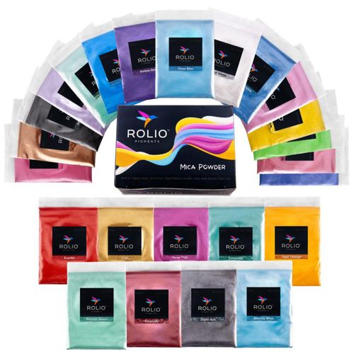 Set de 24 bolsas de 5 g de polvo de mica Rolio Original